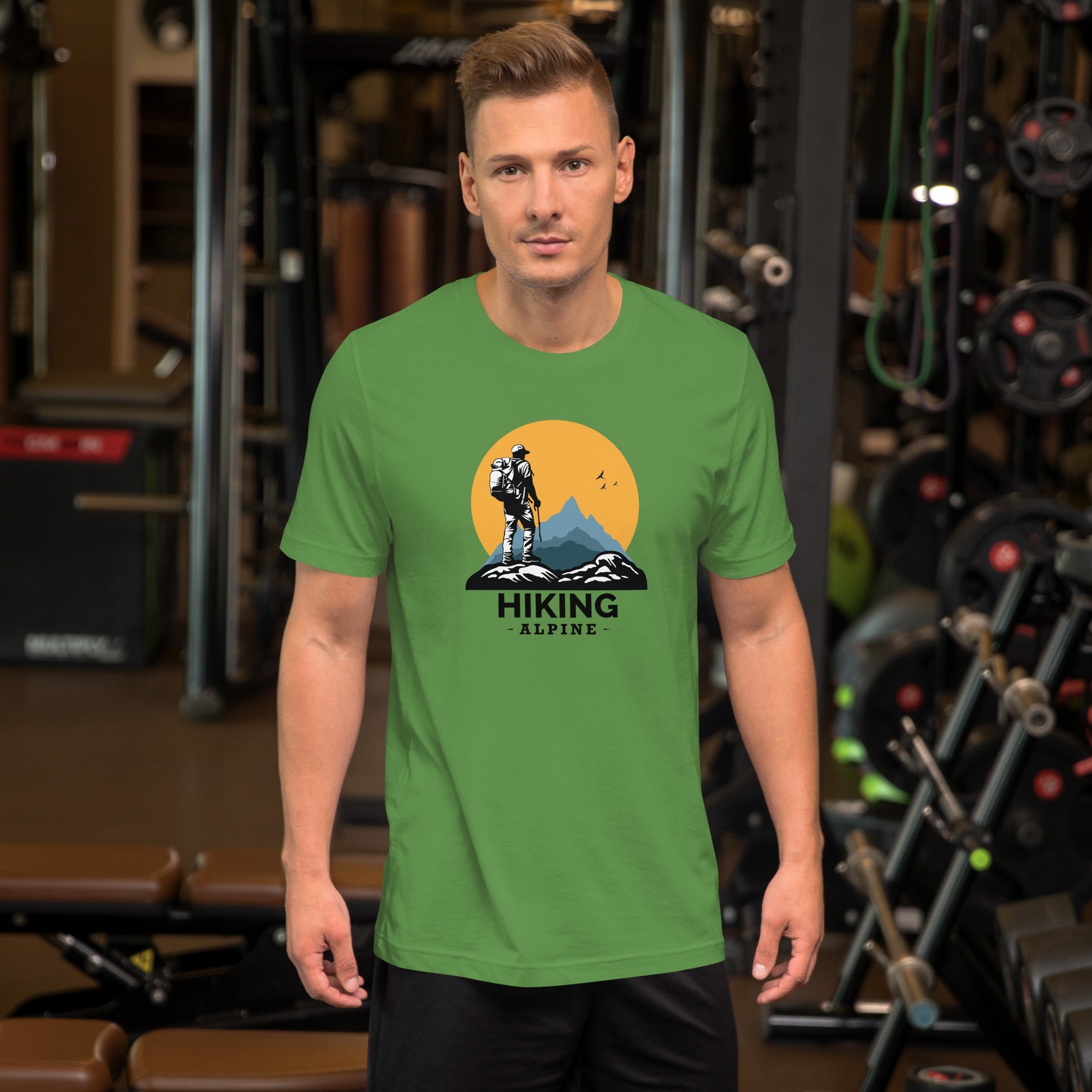 Hiking Alpine to the Top Unisex t-shirt